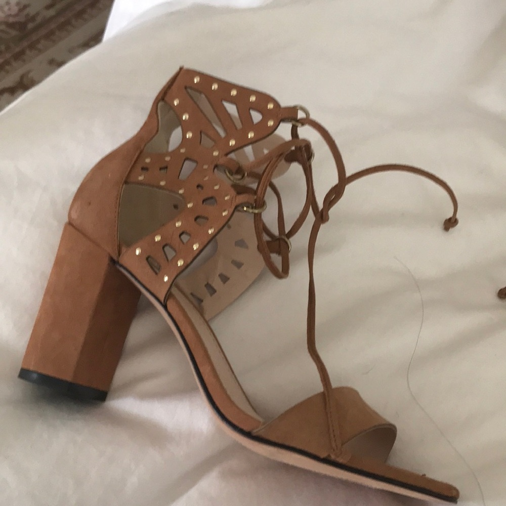 Klub Nico Tan lace up sandals size 6
